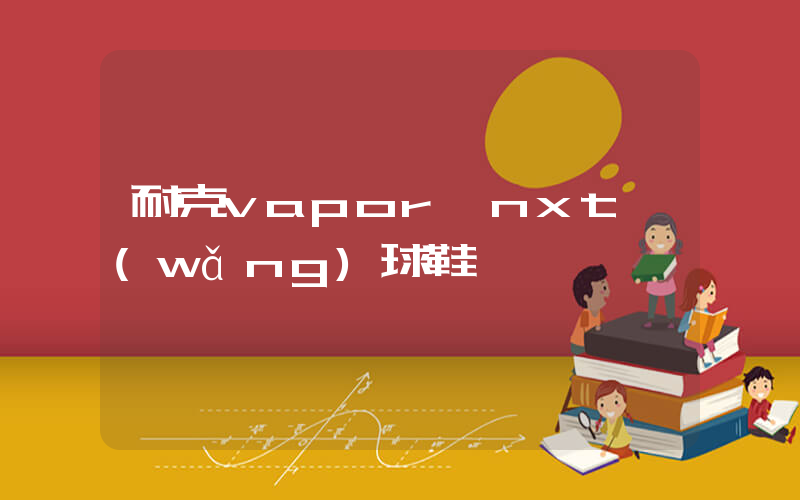 耐克vapor nxt網(wǎng)球鞋插圖
